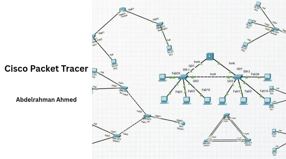 تنفيذ لابات ومشاريع Cisco Packet Tracer