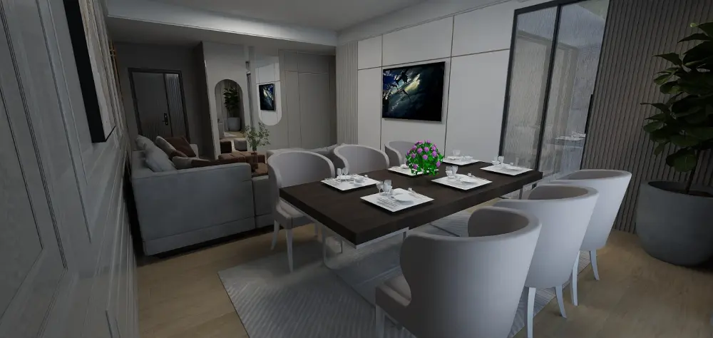 تصاميم ديكورات داخلية لجميع انواع الوحدات