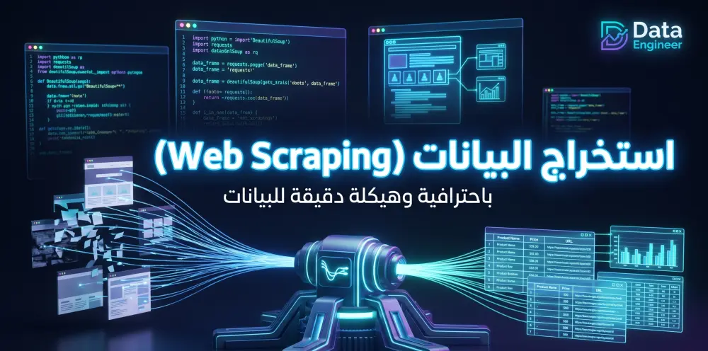 استخراج البيانات (Web Scraping) من المواقع وهيكلتها بدقة