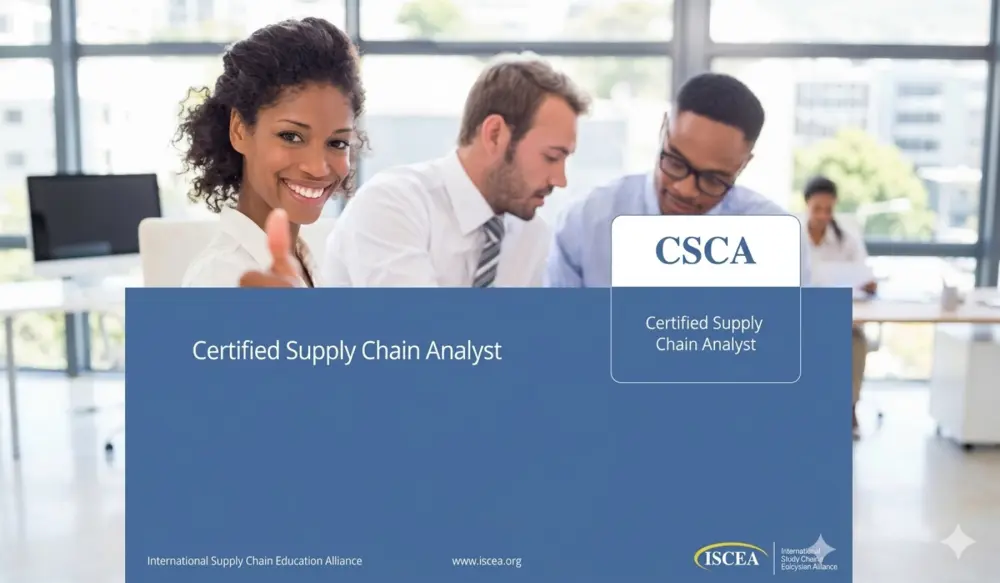 ملف PPT , PDF بنك أسئلة والأجوبة للإعتماد الدولى كمحلل سلاسل إمداد من ISCEA