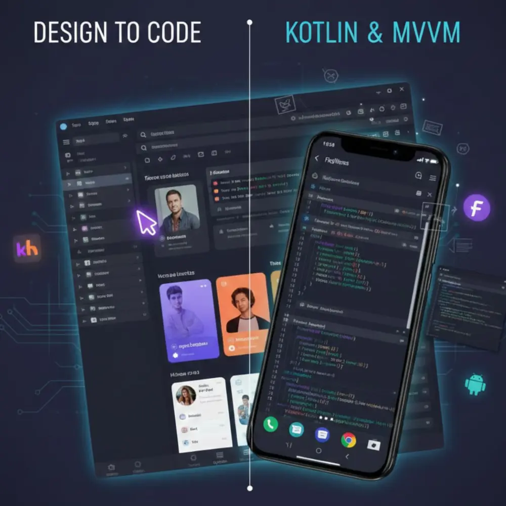 سأحوّل تصميم Figma إلى تطبيق أندرويد  احترافي