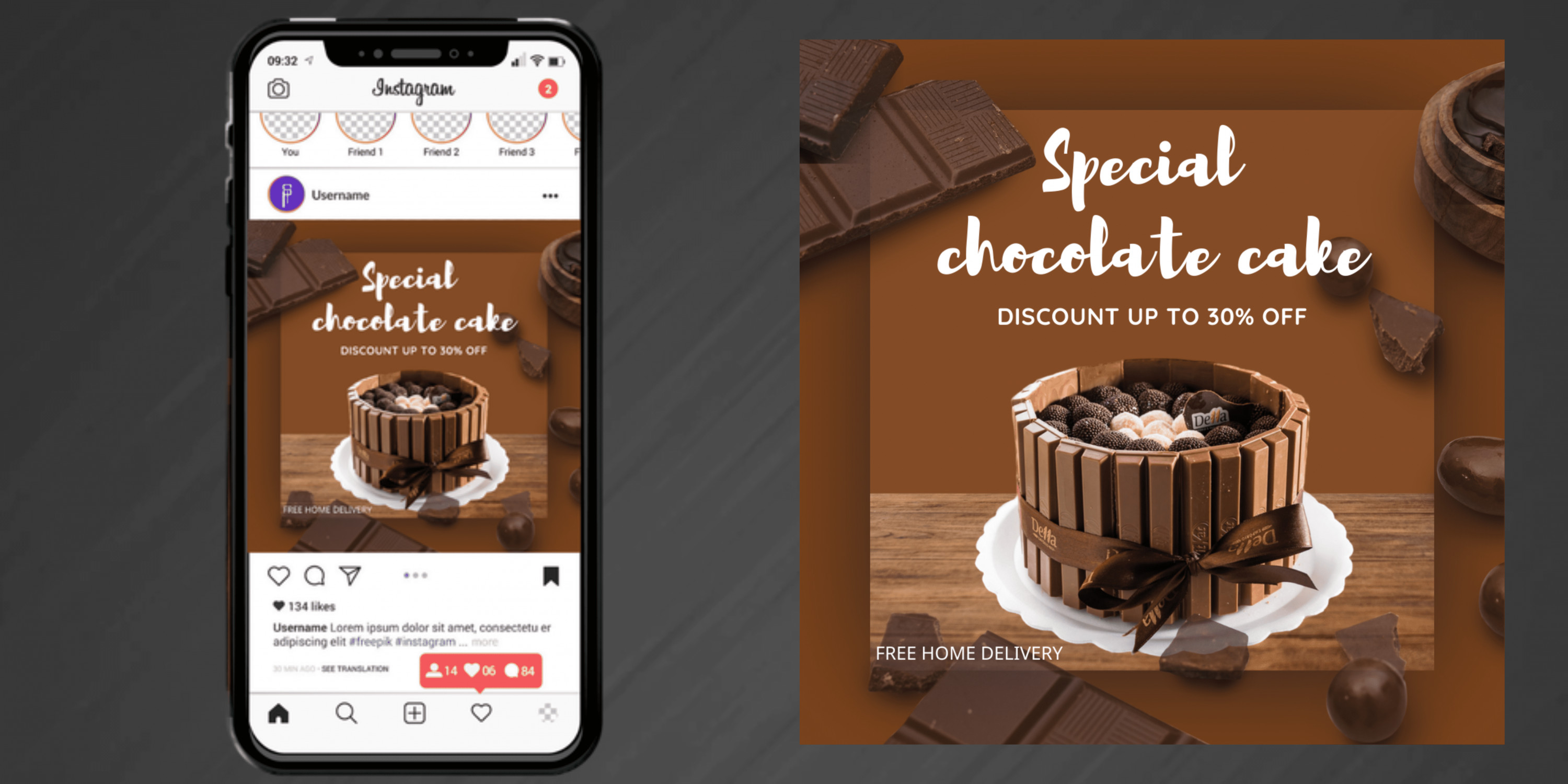 تصميم بوستات وإعلانات سوشيل ميديا | social media posts