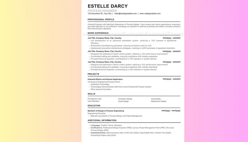 تصميم سيرة ذاتية احترافية (CV) بنظام ATS قابلة للقبول في الشركات