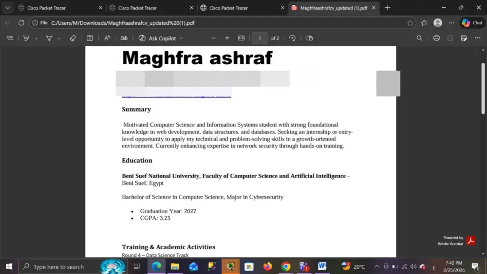 تصميم وتنسيق سيرة ذاتية (CV) احترافية وعصرية متوافقة مع أنظمة ATS