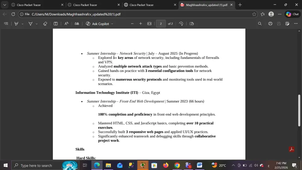 تصميم وتنسيق سيرة ذاتية (CV) احترافية وعصرية متوافقة مع أنظمة ATS