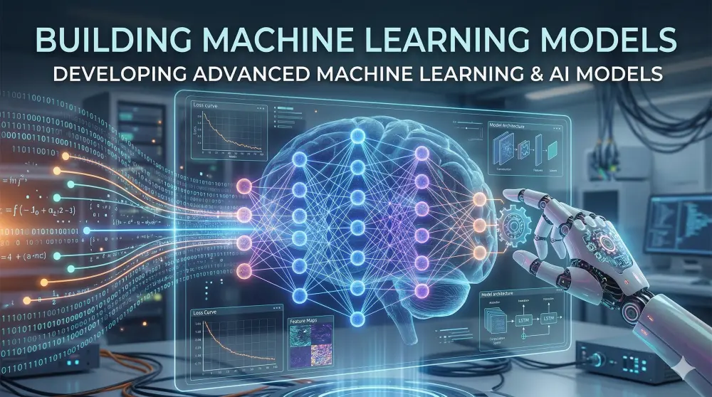 انشاء  موديل تعلم الآلة machine learning