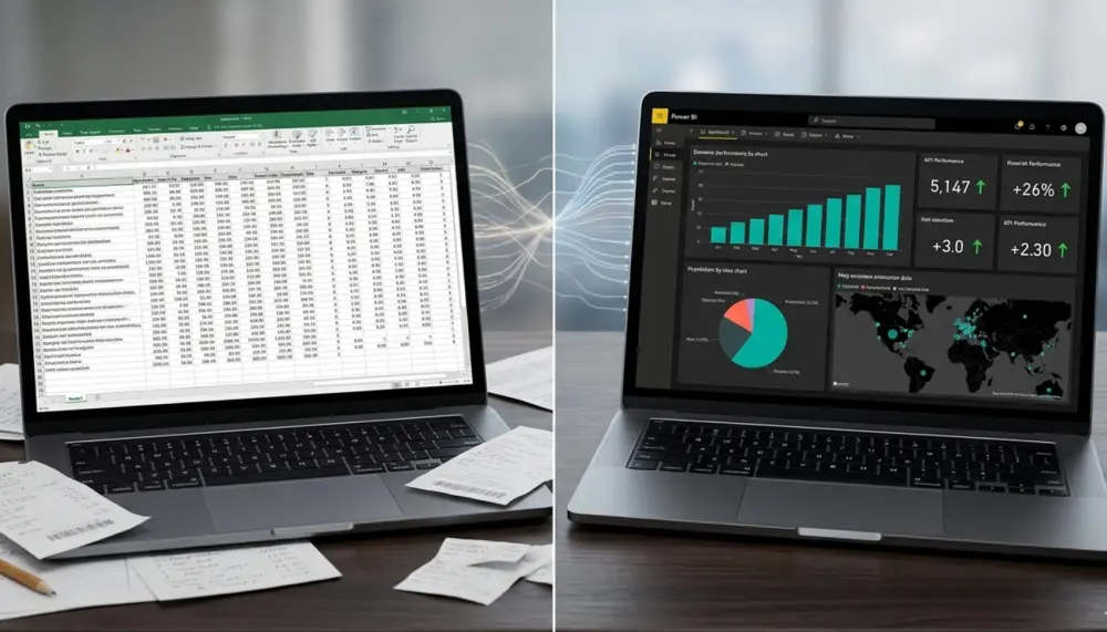 تحليل البيانات وتحويلها إلى تقارير Dashboards بـ Power BI