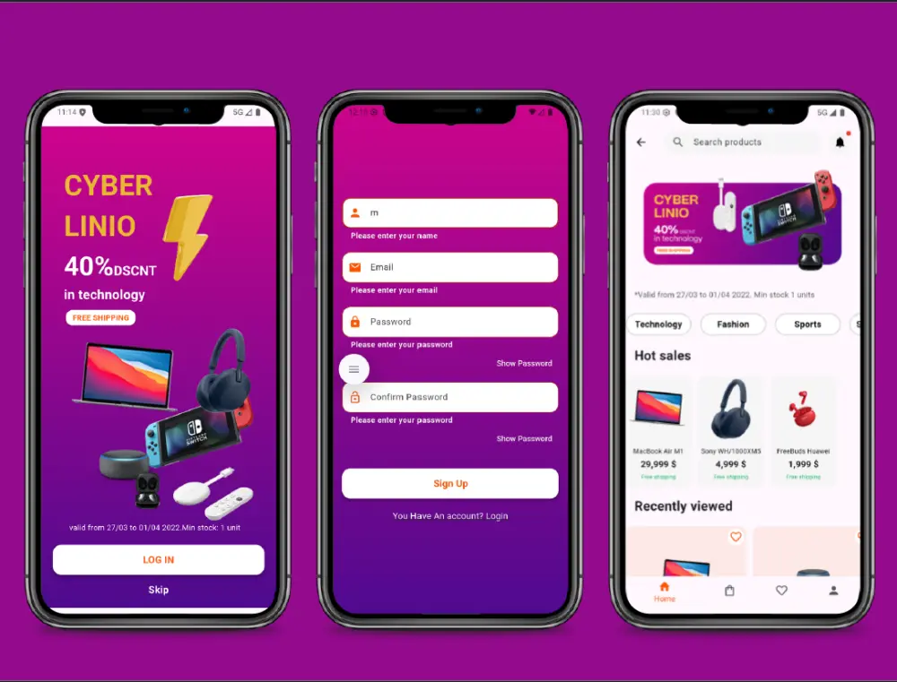تحويل تصميم UI إلى تطبيق Flutter للاندرويد والايفون