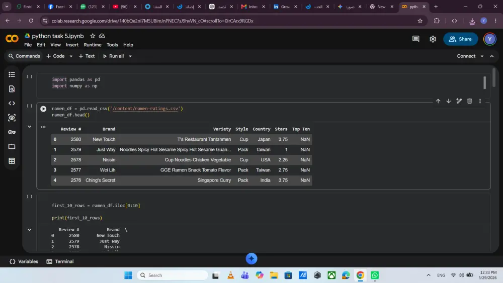 تنظيف البيانات وإزالة الأخطاء والتكرارات باستخدام Python