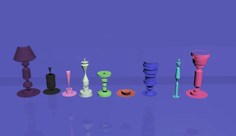 إنشاء مجسمات ثلاثية الأبعاد 3D مع رندر عالى الجودة