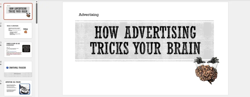 تصميم عرض تقديمي presentation