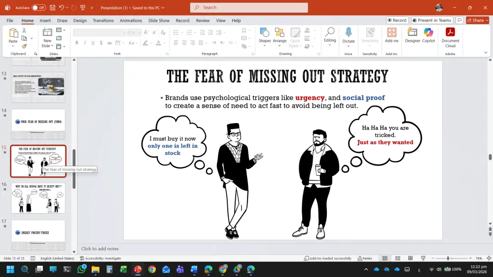 تصميم عرض تقديمي presentation