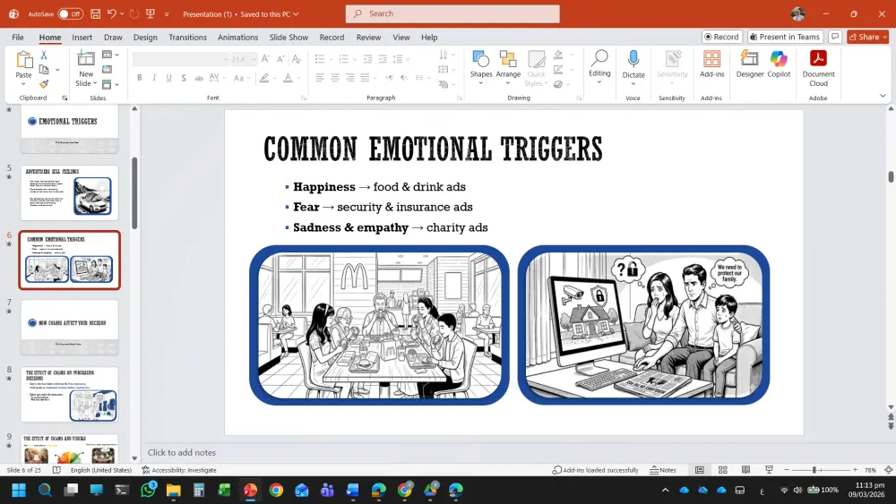 تصميم عرض تقديمي presentation