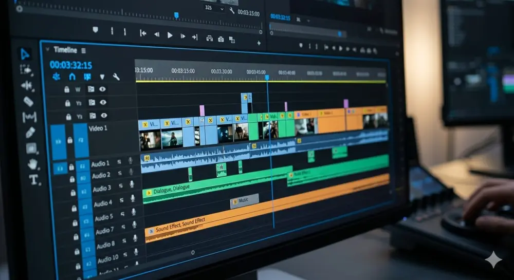 سوف أقوم بعمل مونتاج كامل بإضافة (ترانزنشن، ايفيكت ،تعديل صوت وأمور اخرى )