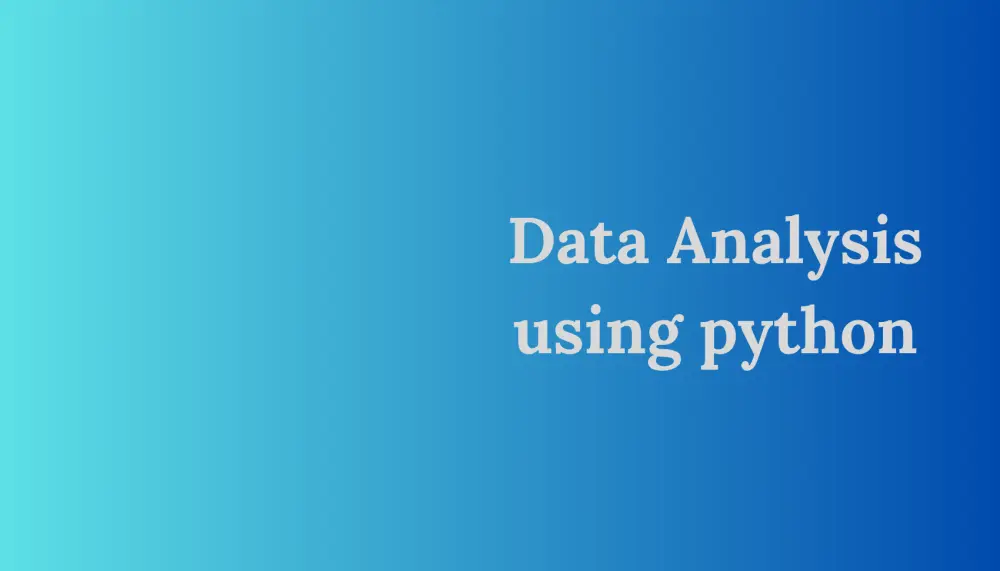 تحليل البيانات باستخدام بايثون واستخراج النتائج