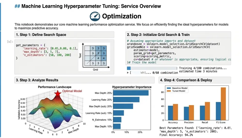 تحسين أداء نموذج Machine Learning (Hyperparameter Tuning)