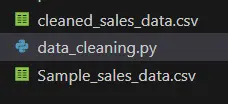 Data Cleaning and processing