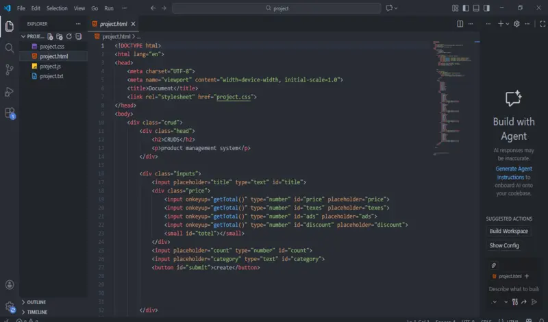 تصميم وتكويد واجهات مواقع الويب باستخدامHTML,CSS, JavaScript