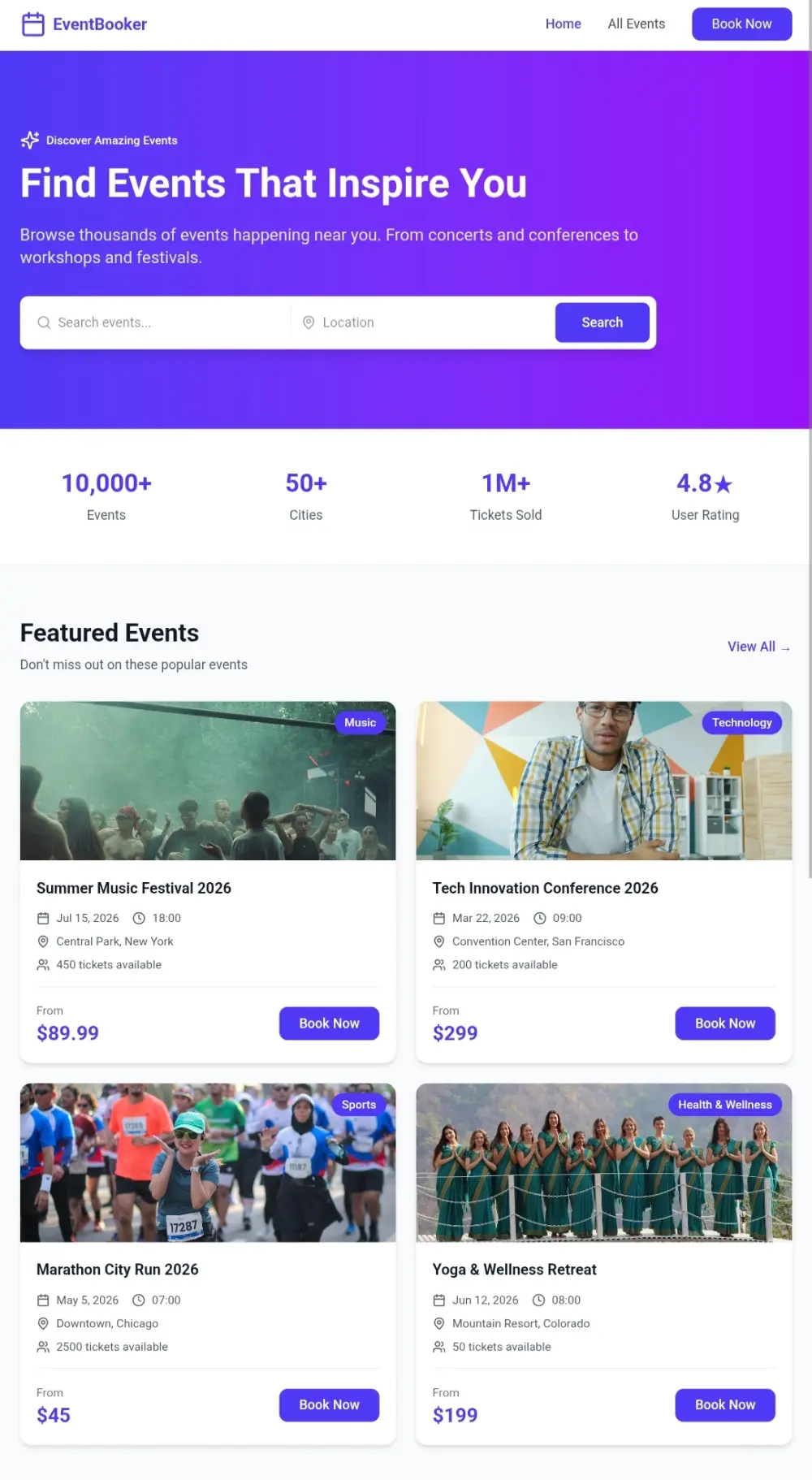 تصميم واجهة موقع ويب بأسلوب عصري وتجربة مستخدم مميزة