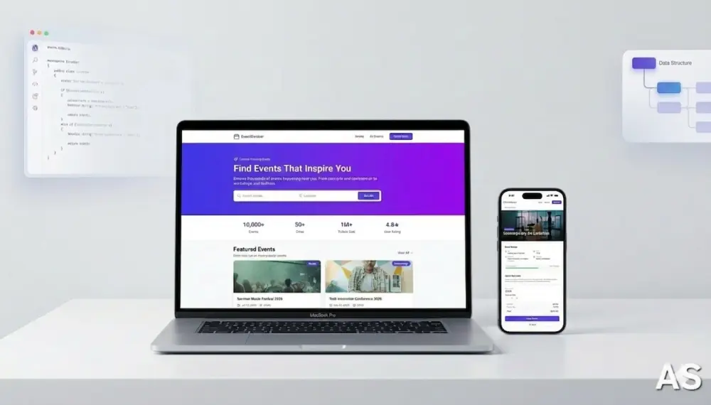 تصميم واجهة موقع ويب بأسلوب عصري وتجربة مستخدم مميزة