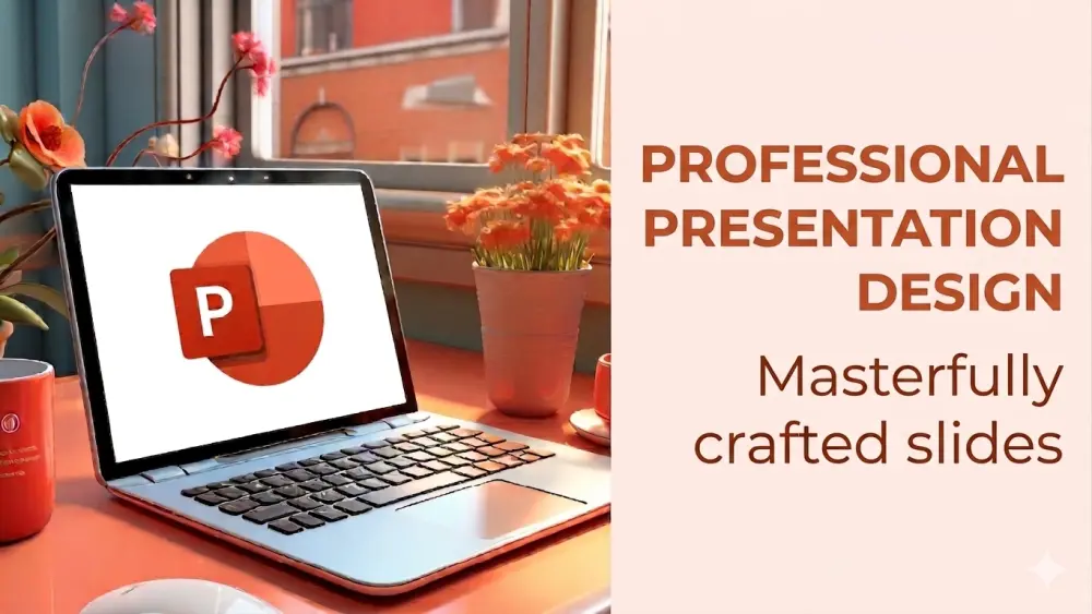 تصميم عرض تقديمي (PowerPoint) احترافي، عصري، ومخصص لهدفك