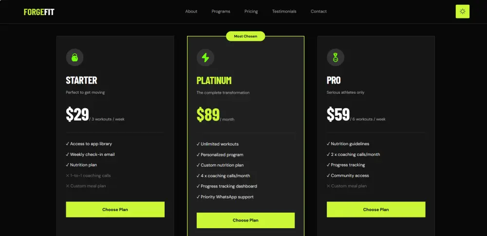 تصميم Landing page with react.js احترافية