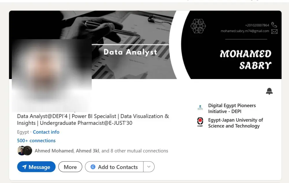 خدمة شاملة لبناء ملف لينكدإن مميز وجذاب