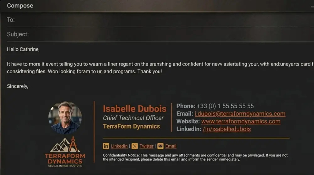 إنشاء Email Signature احترافي متجاوب HTML & CSS