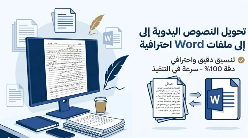 حويل الصور والمستندات المكتوبة بخط اليد إلى ملف Word منسق باحترافية