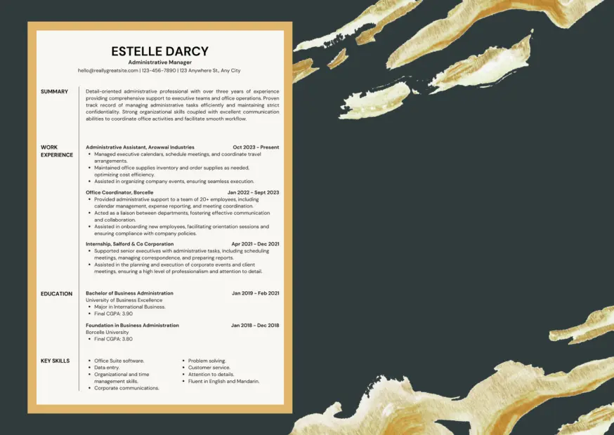 تصميم سيرة ذاتية احترافية متوافقة مع نظام ATS