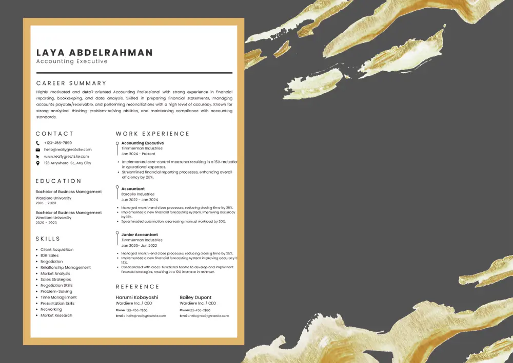 تصميم سيرة ذاتية احترافية متوافقة مع نظام ATS