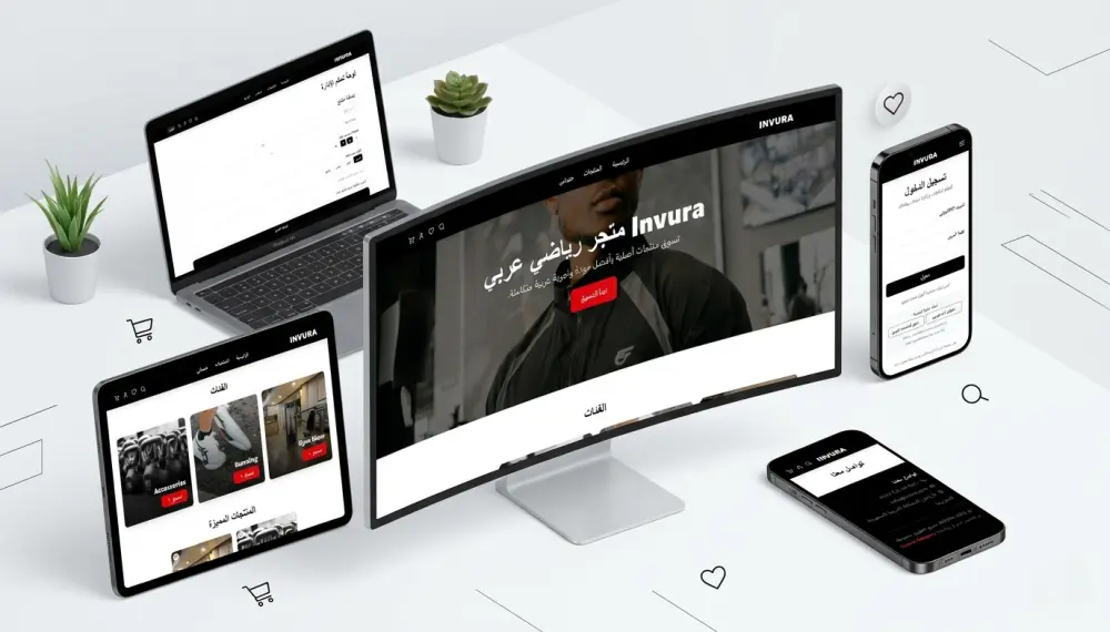 تصميم وتطوير متجر إلكتروني