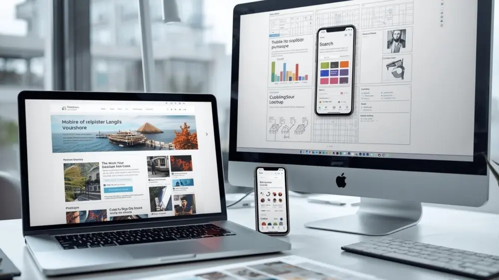 تصميم واجهة تطبيق أو موقع احترافية UI/UX من صفحتين مقابل 5 دولار