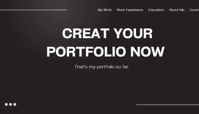 تصميم Portfolio احترافي وجذاب لعرض أعمالك ومهاراتك بطريقة مميزة