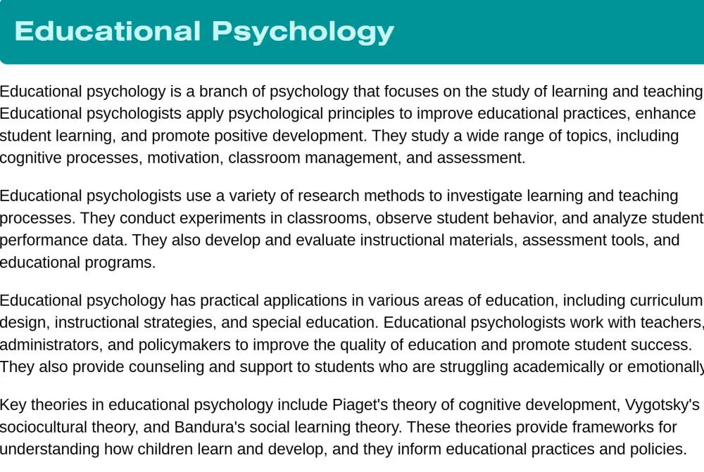 research by using canva about  the psychology of behavior  12 pages