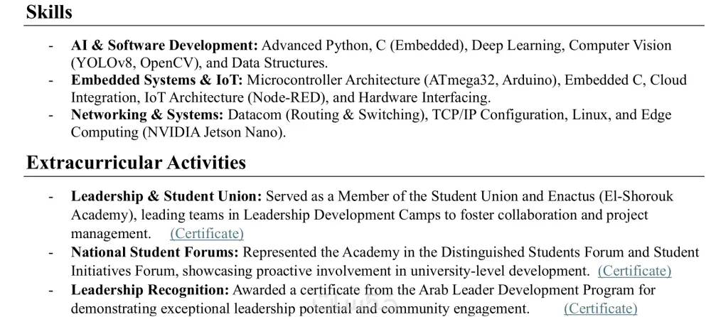 تصميم CV عصري يتوافق مع أنظمة الـ ATS