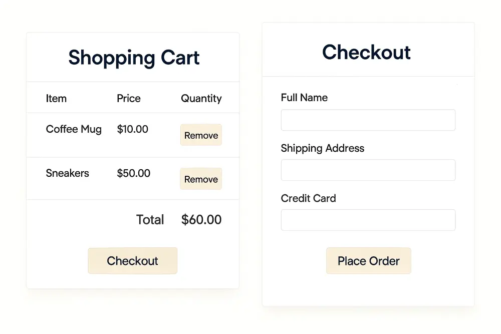 Basic E-Commerce System