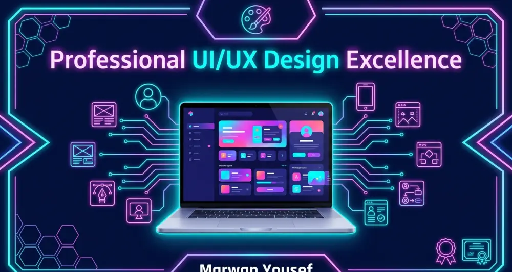 تصميم معرض أعمال (Portfolio) احترافي وتفاعلي لإبراز مهاراتك وجذب العملاء