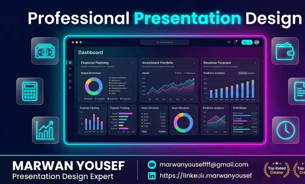 تصميم عروض تقديمية (Presentations) احترافية ومبتكرة تجذب جمهورك وتدعم فكرتك