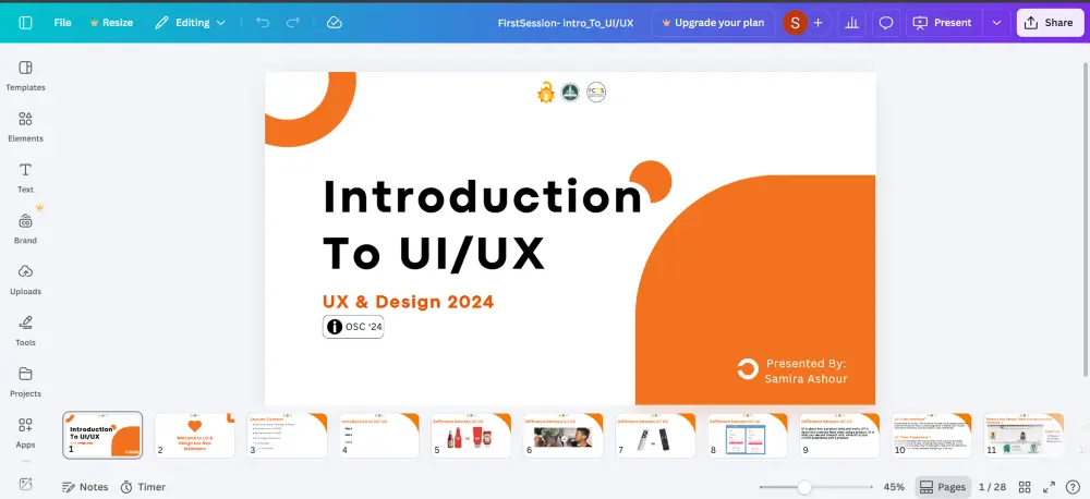 تصميم عروض تقديمية احترافية PowerPoint