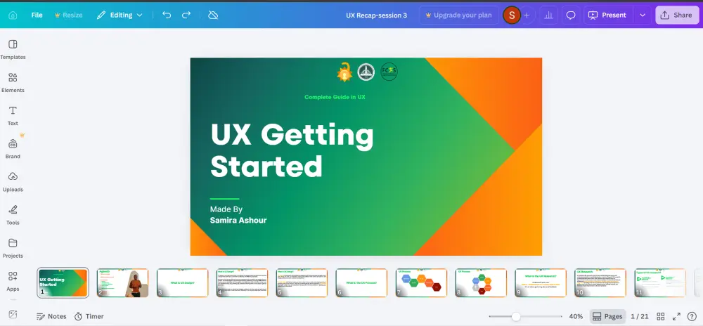 تصميم عروض تقديمية احترافية PowerPoint