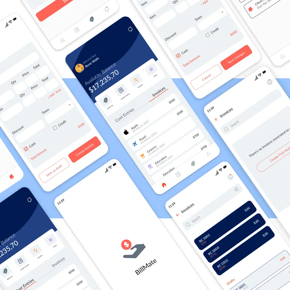 تصميم واجهات تطبيقات Android و iOS بطريقة احترافية