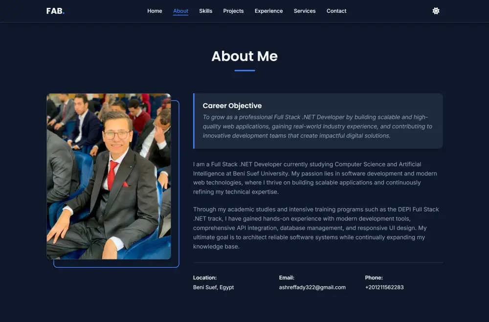 انشاء بروفايل شخصي احترافي للأفراد والشركات