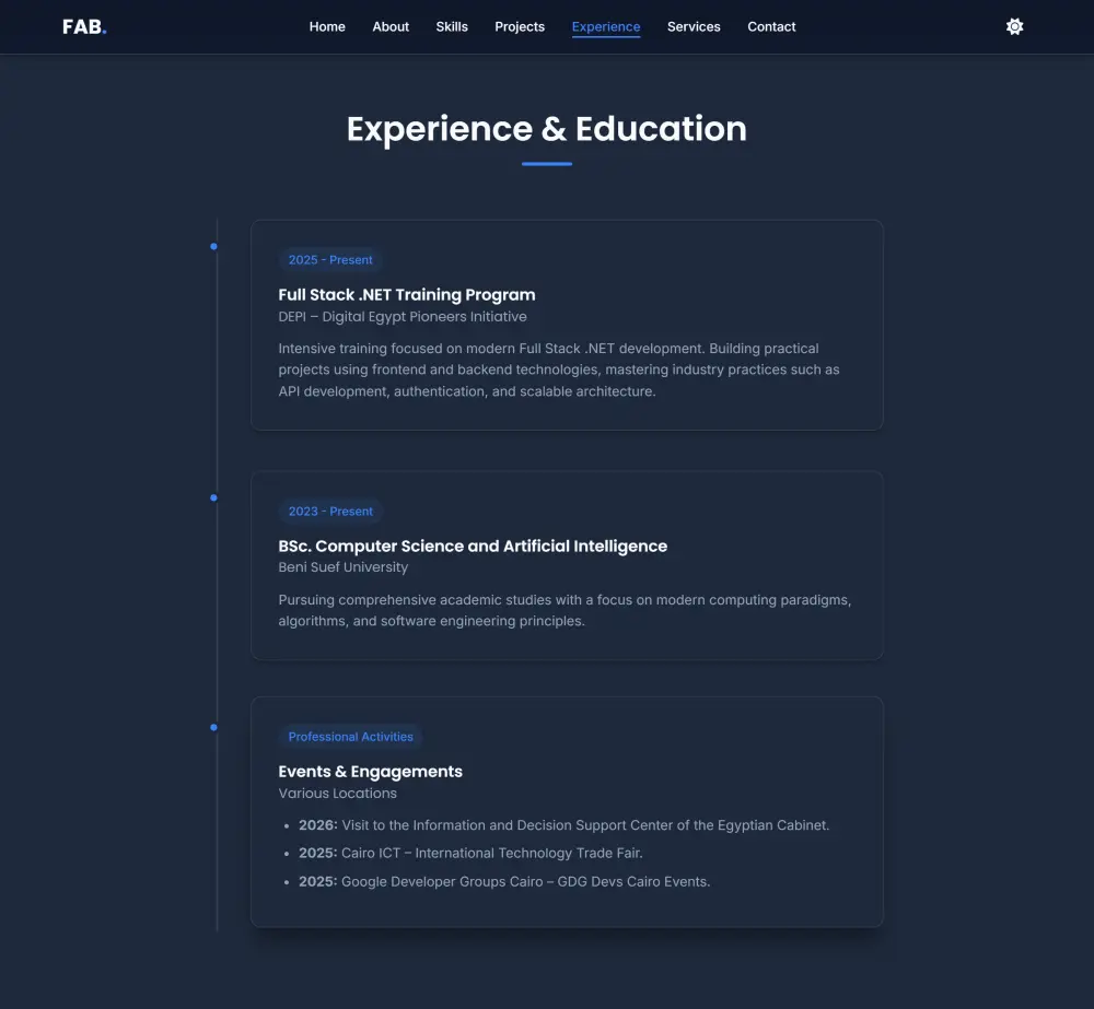 انشاء بروفايل شخصي احترافي للأفراد والشركات