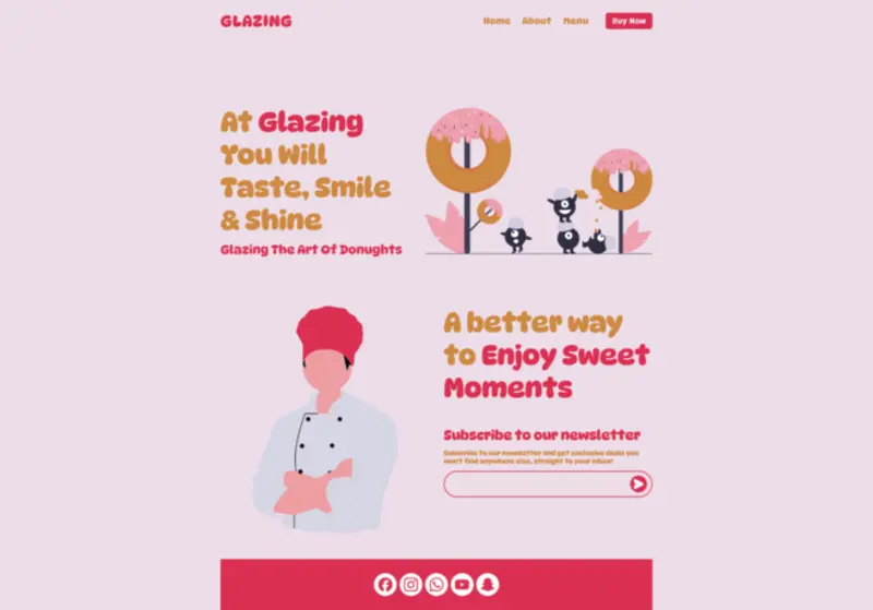 تصميم وتطوير موقع احترافي للمطاعم والكافيهات (Responsive وسريع)