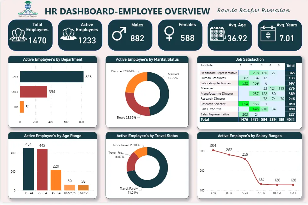 تصميم Dashboard احترافي باستخدام Power BI لتحليل البيانات