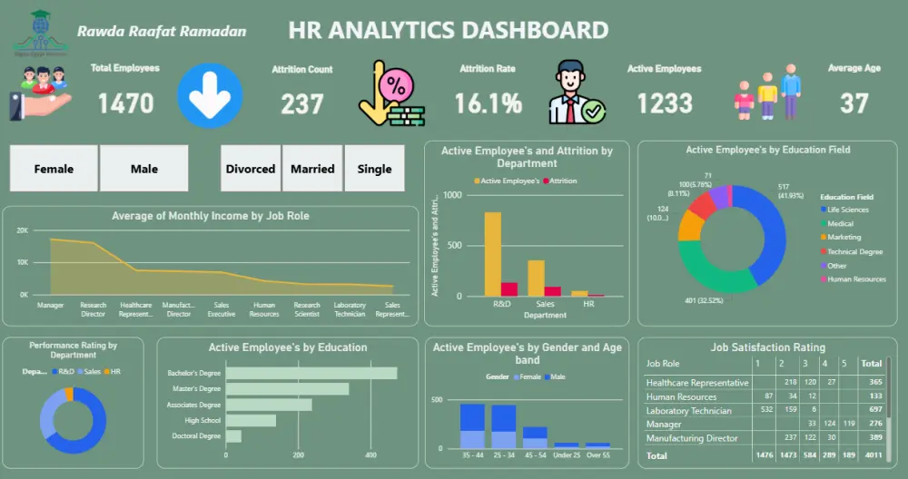 تصميم Dashboard احترافي باستخدام Power BI لتحليل البيانات