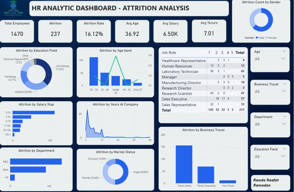تصميم Dashboard احترافي باستخدام Power BI لتحليل البيانات