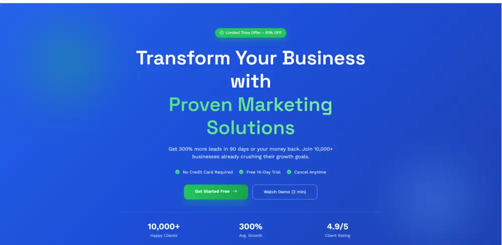 تصميم وبرمجة Landing Page احترافية متجاوبة مع جميع الأجهزة