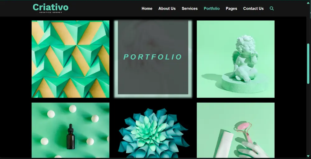 برمجة موقع إبداعي متكامل (Multi-Page) متجاوب تماماً بـ 10 صفحات مختلفة.